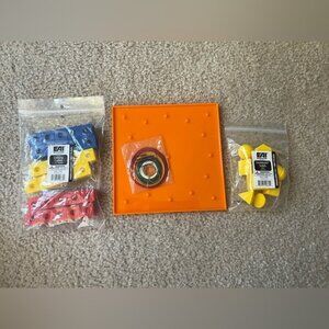 EAI Education Math Manipulatives Lot Geoboard Linking Cubes GeoModel Solids